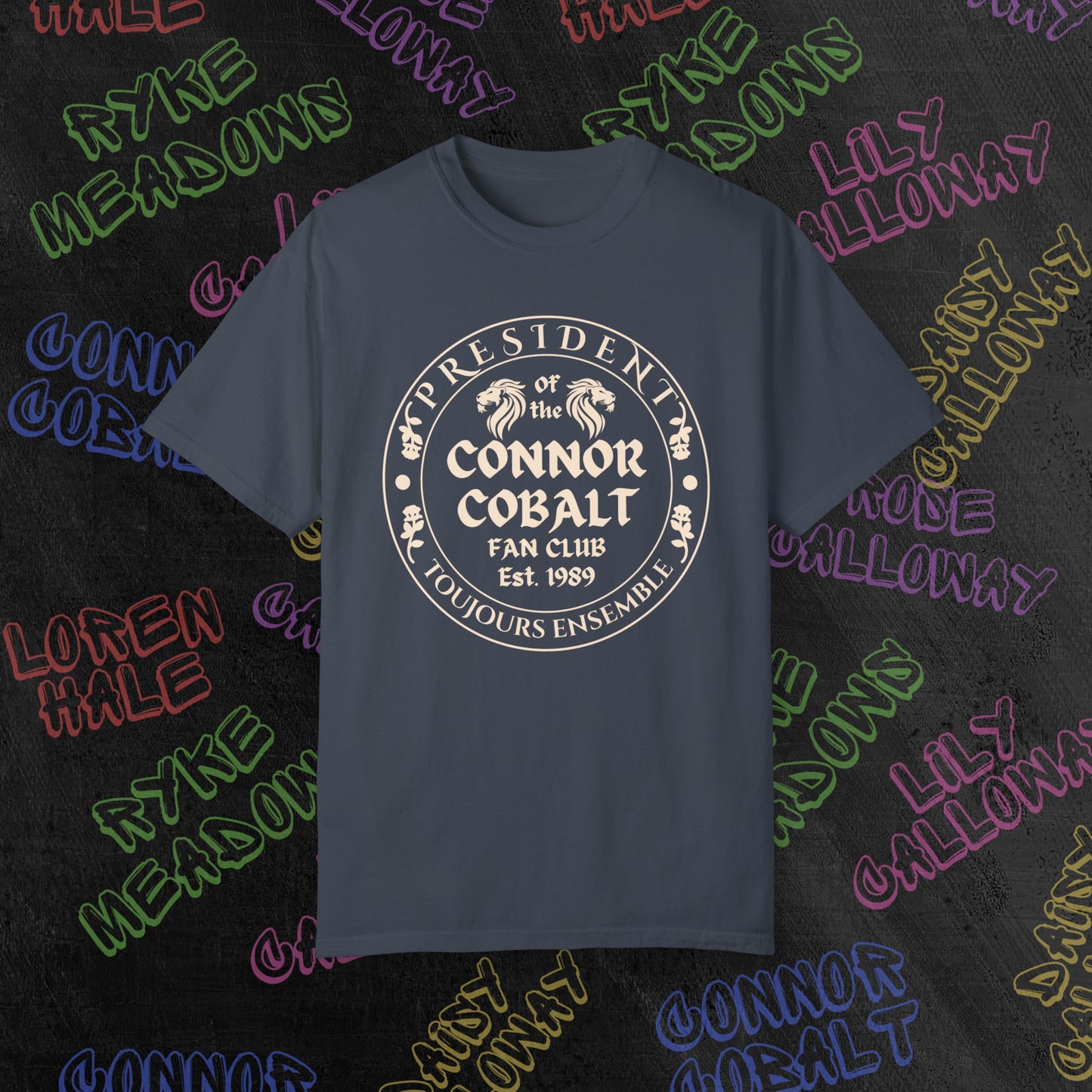 Connor Cobalt Fan Club Tee