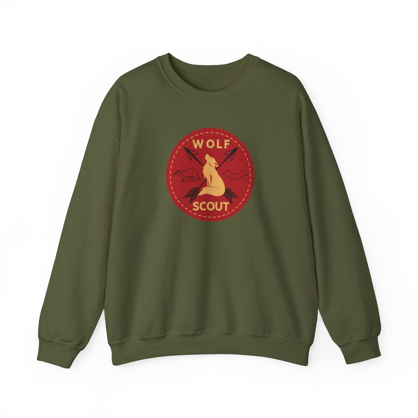 Maximoff Hale Wolf Scout Crewneck Sweatshirt