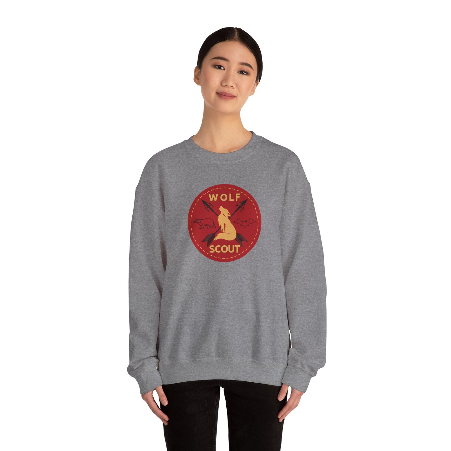 Maximoff Hale Wolf Scout Crewneck Sweatshirt