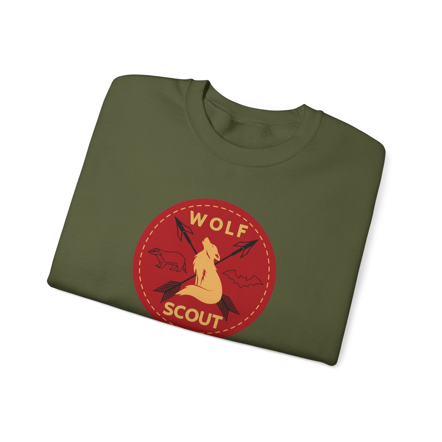 Maximoff Hale Wolf Scout Crewneck Sweatshirt