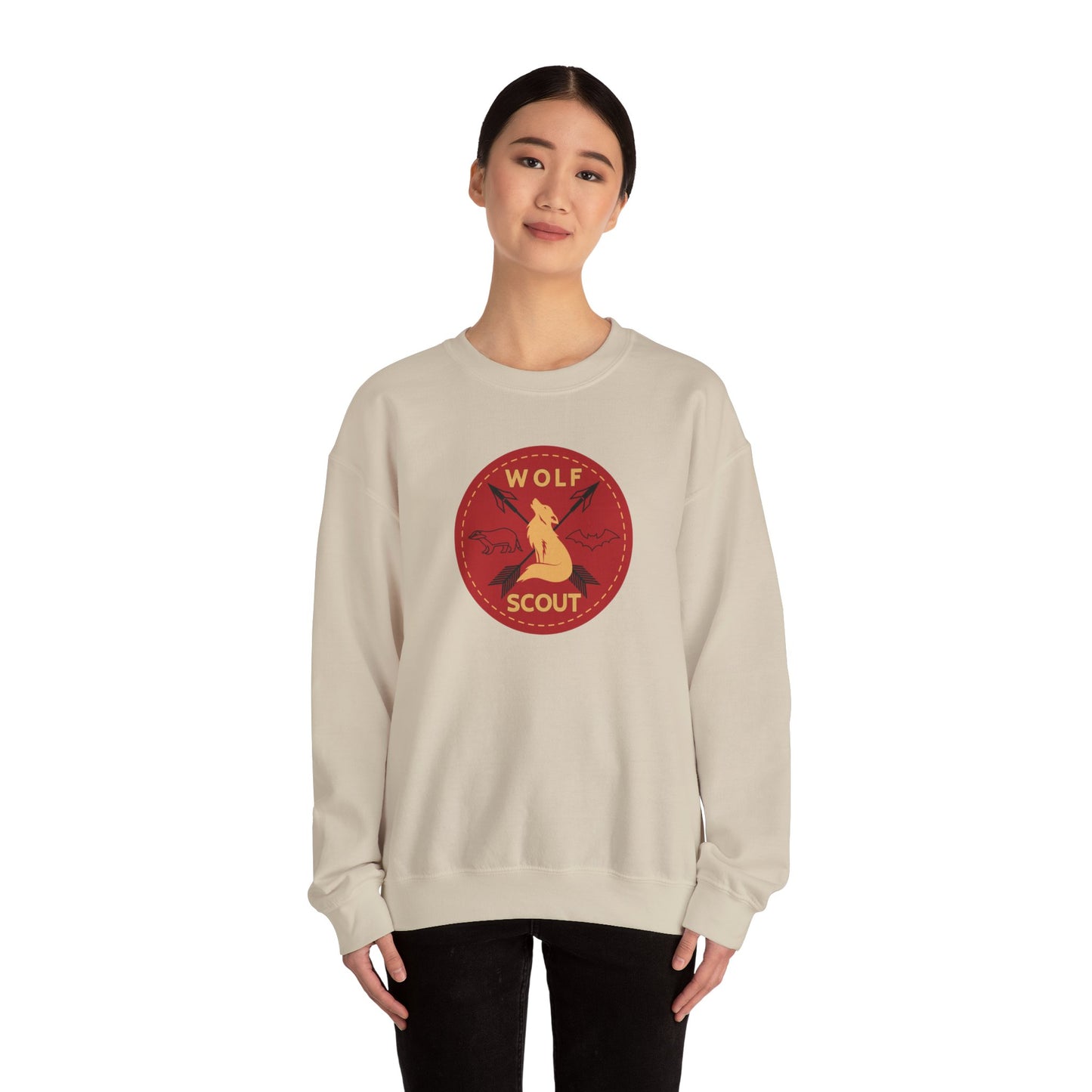 Maximoff Hale Wolf Scout Crewneck Sweatshirt