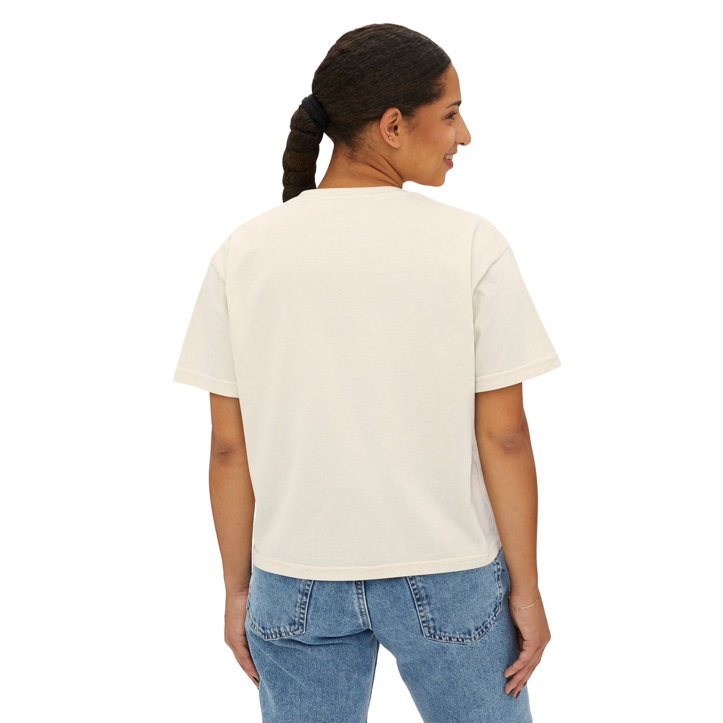 Luna Hale Hey Hi Heidi Ho Howdy Crop Boxy Tee