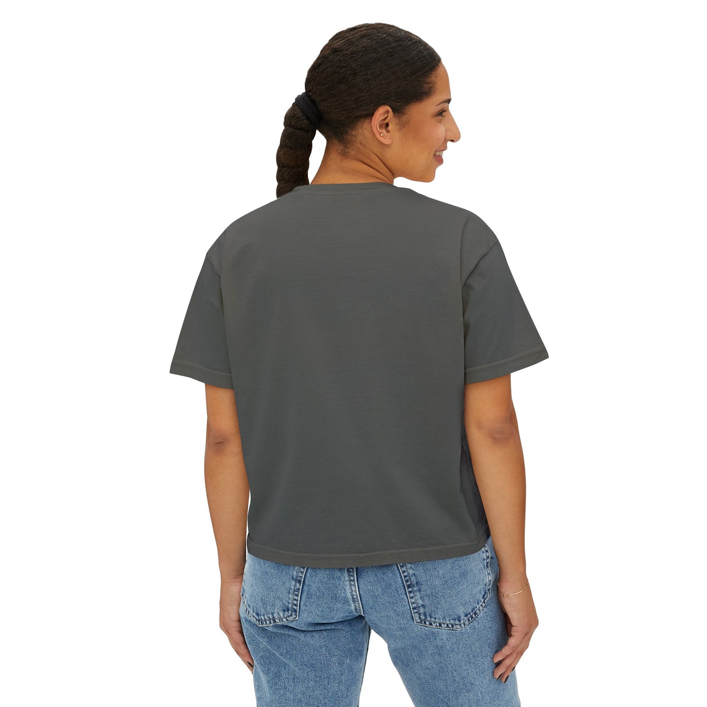 Luna Hale Hey Hi Heidi Ho Howdy Crop Boxy Tee