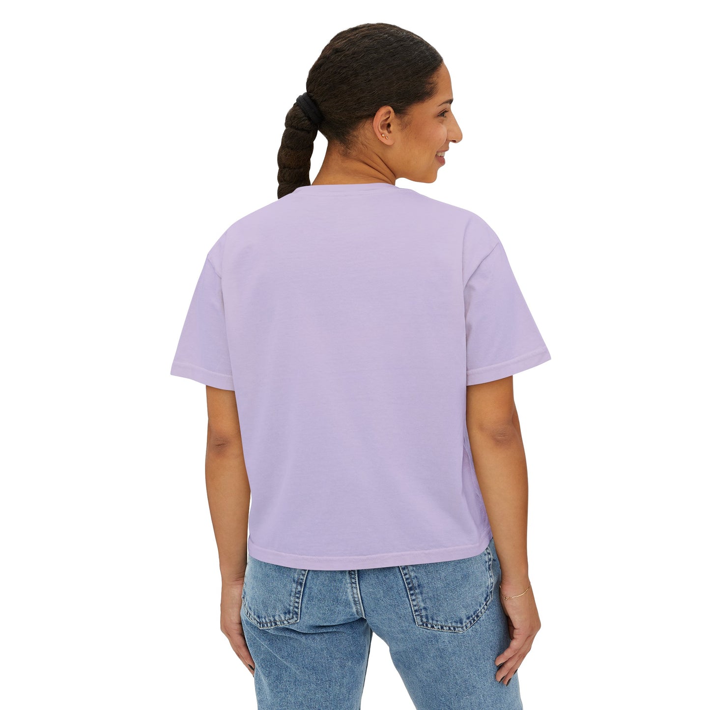 Luna Hale Hey Hi Heidi Ho Howdy Crop Boxy Tee