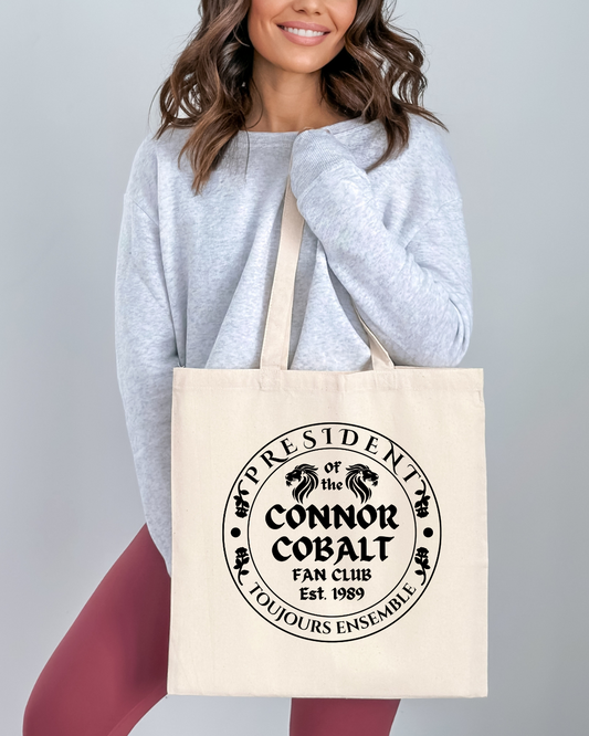 Connor Cobalt Fan Club Tote Bag