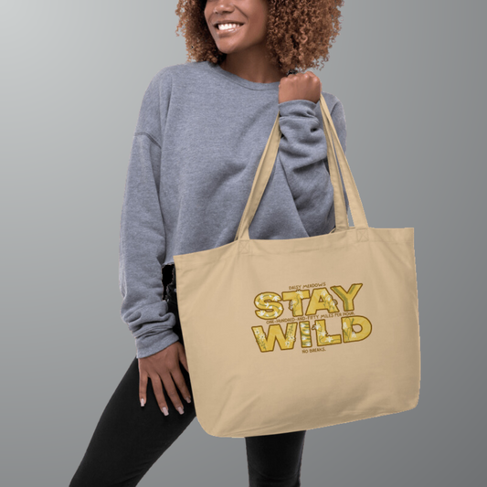 Daisy's Stay Wild Large Tote