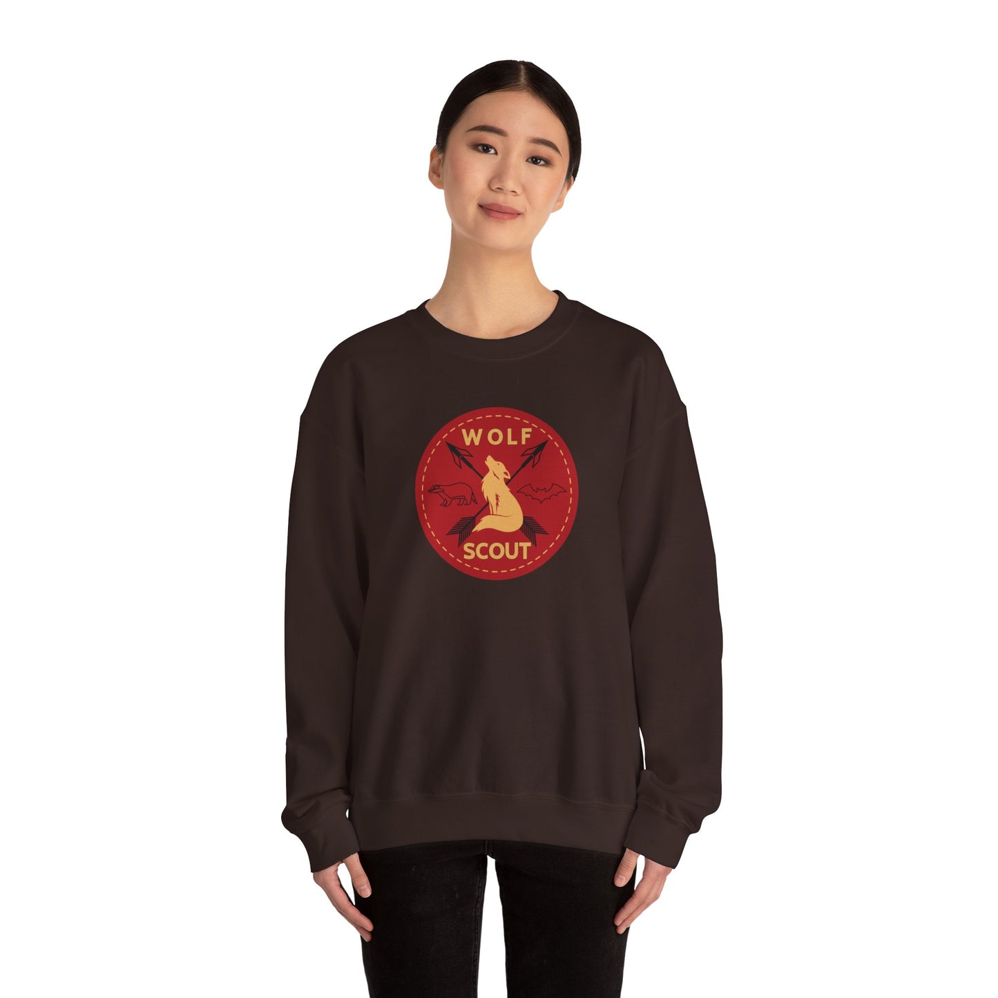 Maximoff Hale Wolf Scout Crewneck Sweatshirt