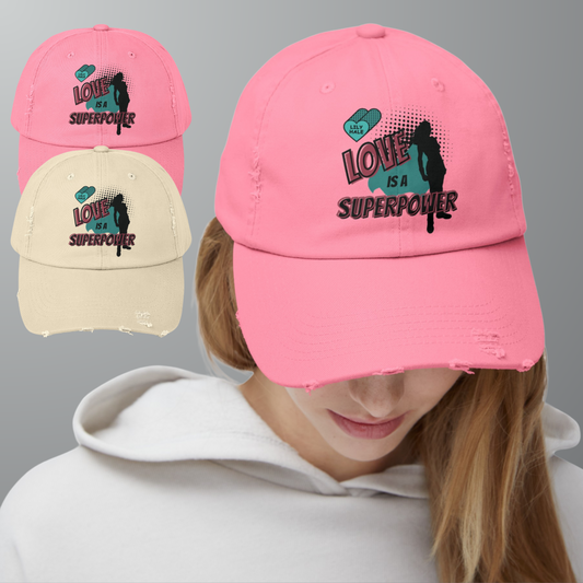 Lily's Superpower Distressed Cap