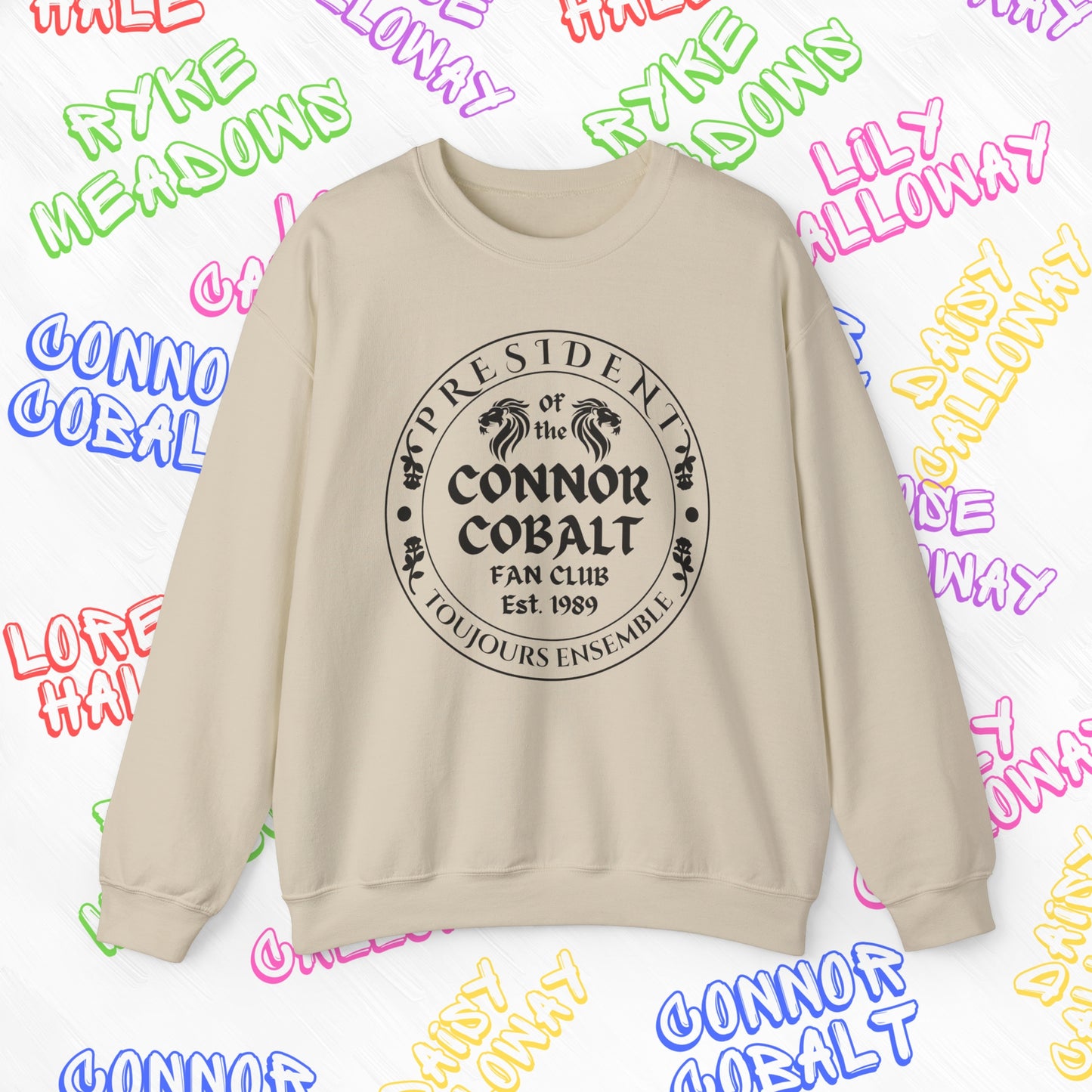 Connor Cobalt Fan Club Sweatshirt