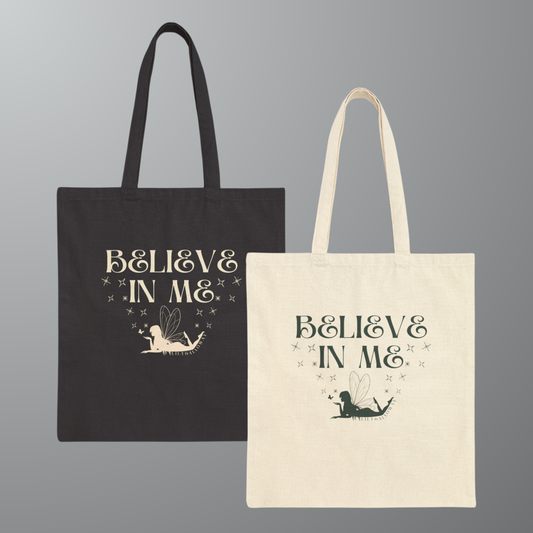 Lily's Believe in Me Canvas Tote Bag