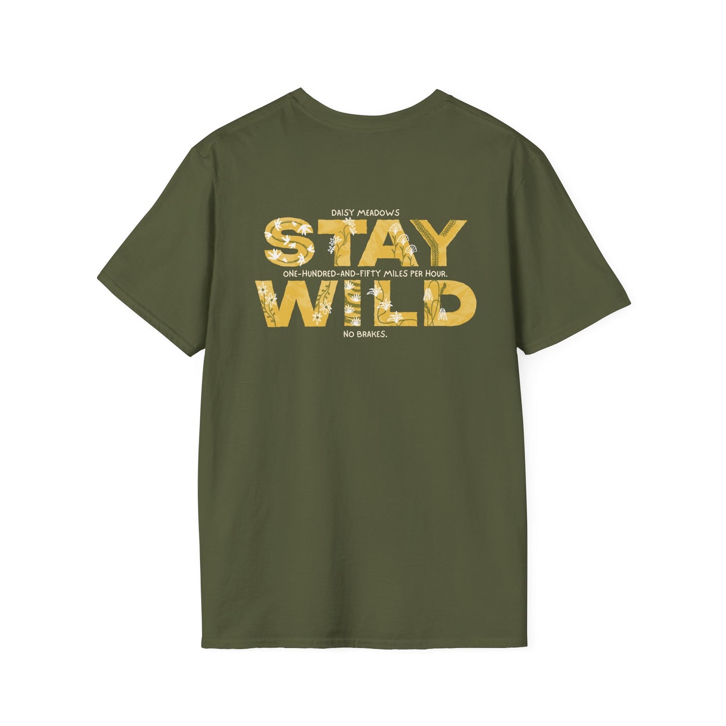 Daisy's Stay Wild Unisex Softstyle T-Shirt